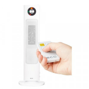 Aeroterma ceramica turn cu umidificare ECG KT 300 HM, 1200/2000W, LCD - Img 5