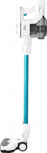 Aspirator vertical portabil 2in1 ECG VT 3620 Jean, 130 W, baterie Li-Ion 22.2 V, recipient 1.2 L, alb cu albastru - Img 4