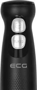 Blender de mana ECG RM 100 Max Black, 400 W, functie TURBO, tel, recipient tocator 500 ml, lame din otel inoxidabil - Img 5