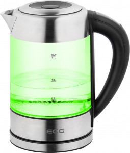 Cana fierbator din sticla ECG RK 1777 iluminare colora, 1,7 L, 2200 W, LED - Img 2