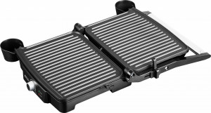 Grill electric ECG KG 100, 2000 W, 3 tipuri de gatire, deschidere 180º - Img 4