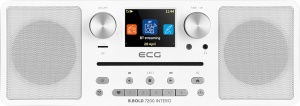 Internet radio ECG B.BOLD 7200 Intero White, FM + DAB, stereo 2 × 10 W, CD audio si MP3,Bluetooth, USB, carcasa lemn, alb - Img 11