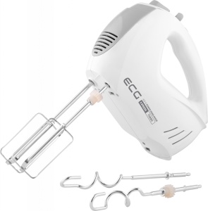 Mixer de mana cu bol rotativ ECG RSM 4052, 400 W, 3.5 L, 5 viteze, functie Turbo, alb - Img 12