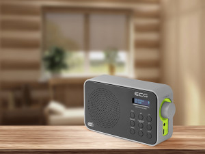 Radio portabil ECG RD 110 DAB cu tuner DAB+ si FM, negru, 1,2 W, memorie 30 de posturi - Img 3