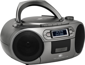 Sistem audio ECG CDR 990 DAB, 2 x 2 W RMS, Radio FM, USB, CD Player, Casetofon MP3, GRI - Img 5