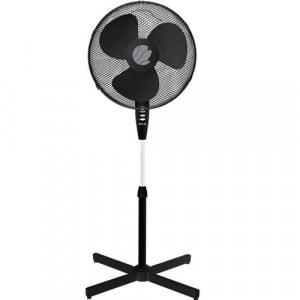 Ventilator cu picior ECG FS 40A negru, 50W, 40cm, 3 viteze, silentios - Img 1