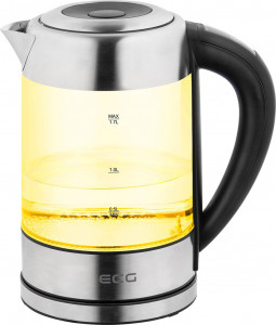 Cana fierbator din sticla ECG RK 1777 iluminare colora, 1,7 L, 2200 W, LED - Img 3