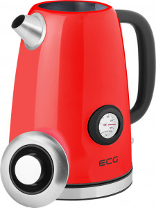 Fierbator electric ECG RK 1700 Magnifica Corsa, 1.7 litri, 2200 W, otel inoxidabil, indicator temperatura - Img 5