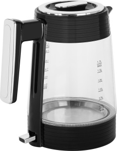 Fierbator electric ECG RK 1750 Stripe, 2200 W, 1.7 litri, sticla borosilicata, elemente din otel inoxidabil - Img 7