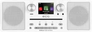 Internet radio ECG B.BOLD 7200 Intero White, FM + DAB, stereo 2 × 10 W, CD audio si MP3,Bluetooth, USB, carcasa lemn, alb - Img 12