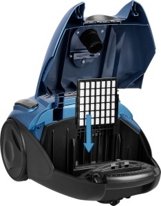 Aspirator cu sac si fara sac ECG VP SBS4400 Sapphire, 700W, HEPA 11, recipient 2,7 litri, albastru metalizat - Img 10