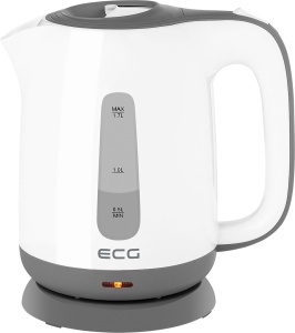 Fierbator electric ECG RK 1759 Classica Grigio, 2200 W, 1.7 litri, plastic de calitate, alb cu gri - Img 3