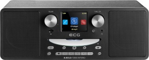 Internet radio ECG B.BOLD 7200 Intero Black, FM + DAB, stereo 2 × 10 W, CD audio si MP3, Bluetooth, USB, carcasa lemn, negru - Img 12