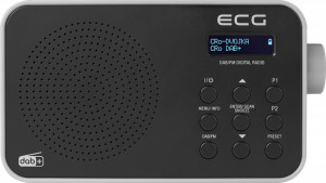 Radio portabil ECG RD 110 DAB cu tuner DAB+ si FM, negru, 1,2 W, memorie 30 de posturi - Img 4