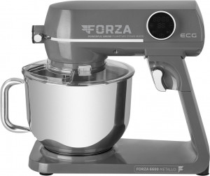 Robot de bucatarie ECG FORZA 6600 Metallo Scuro, 1800 W, 6,5 litri, LCD, sistem de amestecare planetar - Img 4
