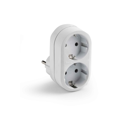 Adaptor 2 prize schuko 16A 230V IP20 Famatel