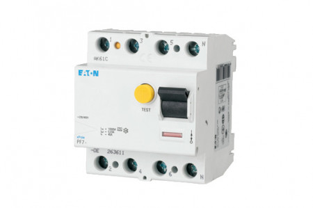 Intrerupator diferential 4P 63A/30mA 6kA Eaton