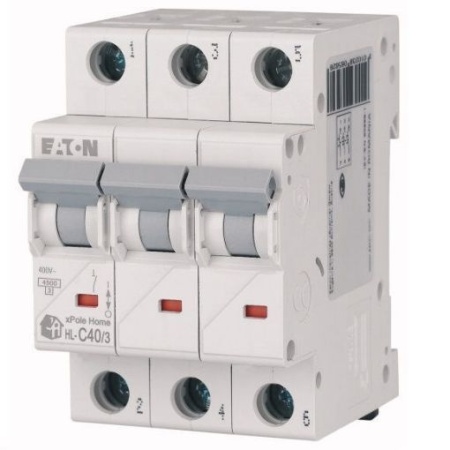 Intrerupator automat modular 3P 40A 4,5kA clasa C Eaton