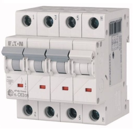 Intrerupator automat modular 3P+N 63A 4,5kA clasa C Eaton