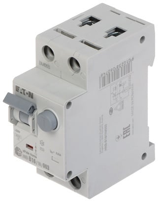 RCBO Intrerupator automat/ diferential combinat 1P+N 16A/30mA 6kA curba B Eaton