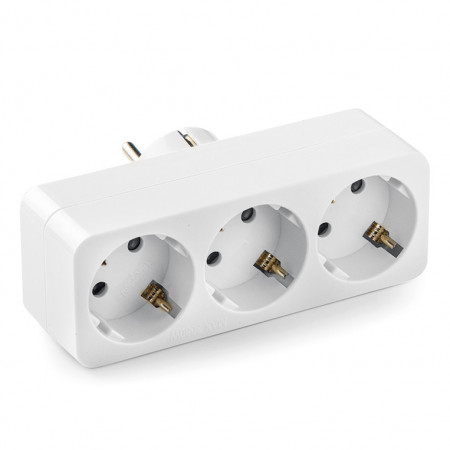 Adaptor triplu schuko 16A 230V IP20 Famatel