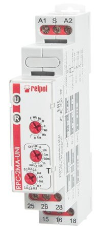 Releu de timp multifunctional RPC-2MA-UNI Relpol