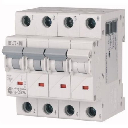 Intrerupator automat modular 3P+N 6A 4,5kA clasa C Eaton