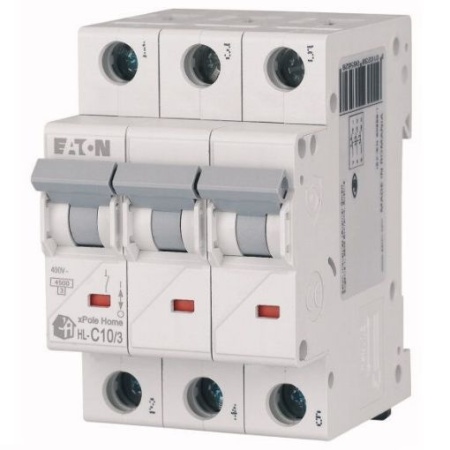 Intrerupator automat modular 3P 10A 4,5kA clasa C Eaton