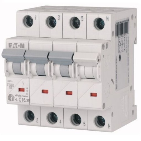 Intrerupator automat modular 3P+N 16A 4,5kA clasa C Eaton