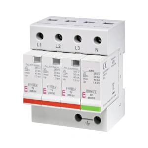 Descarcator supratensiune ETITEC V T2 280/20 3+1 400V ETI