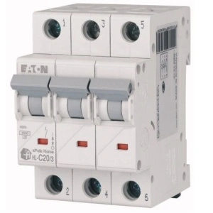 Intrerupator automat modular 3P 20A 4,5kA clasa C Eaton