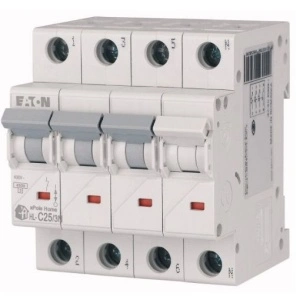 Intrerupator automat modular 3P+N 25A 4,5kA clasa C Eaton