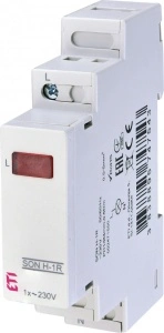 Lampa modulara rosie pe sina 230 V ETI
