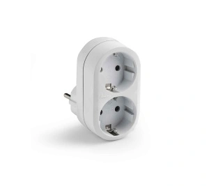 Adaptor 2 prize schuko 16A 230V IP20 Famatel
