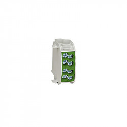 Conector Schrack 25mm² 4conexiuni 1P verde