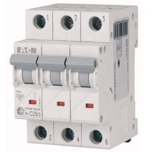 Intrerupator automat modular 3P 25A 4,5kA clasa C Eaton