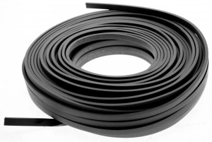 Cablu plat 2x1,5mmp 5ml negru Famatel