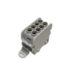 Conector 25mm² 4conexiuni AL/CU 1P gri Morek