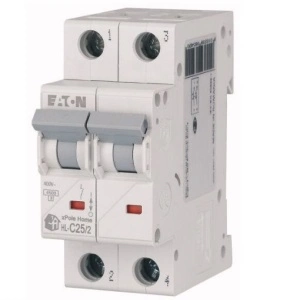 Intrerupator automat modular 2P 25A 4,5kA clasa C Eaton