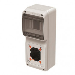 Tablou electric AcquaCOMBI 6M cu loc de priza predecupata IP65 Famatel