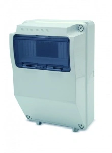 Tablou electric AcquaCOMBI 9M cu loc de prize extra IP65 Famatel