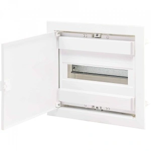 Tablou electric Metallo 14 module, incastrat, cu plastroane, usa metalica IP40 Famatel