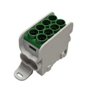 Conector 2x25mm²+2x16mmp 4conexiuni AL/CU 1P verde Morek
