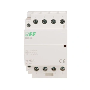 Contactor pe sina 63A 4NO, bobina 230V F@F
