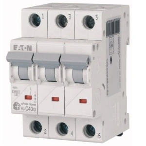 Intrerupator automat modular 3P 40A 4,5kA clasa C Eaton