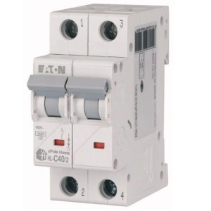 Intrerupator automat modular 2P 40A 4,5kA clasa C Eaton