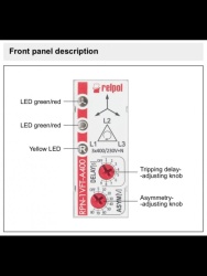Releu de monitorizare tensiune 400V RPN-1VFT-A400