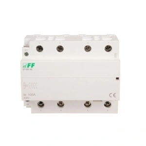 Contactor pe sina 100A 4NO, bobina 230V F@F