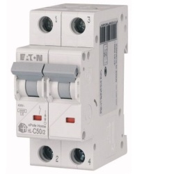 Intrerupator automat modular 2P 50A 4,5kA clasa C Eaton