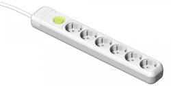 Prelungitor 6 prize schuko 230V 16A cablu 3X1,5mmp 3m cu intrerupator luminos Famatel